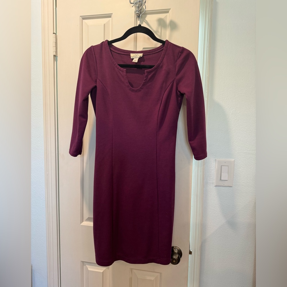 Purple dress
